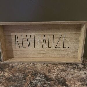 Rae Dunn sign or trinket tray.